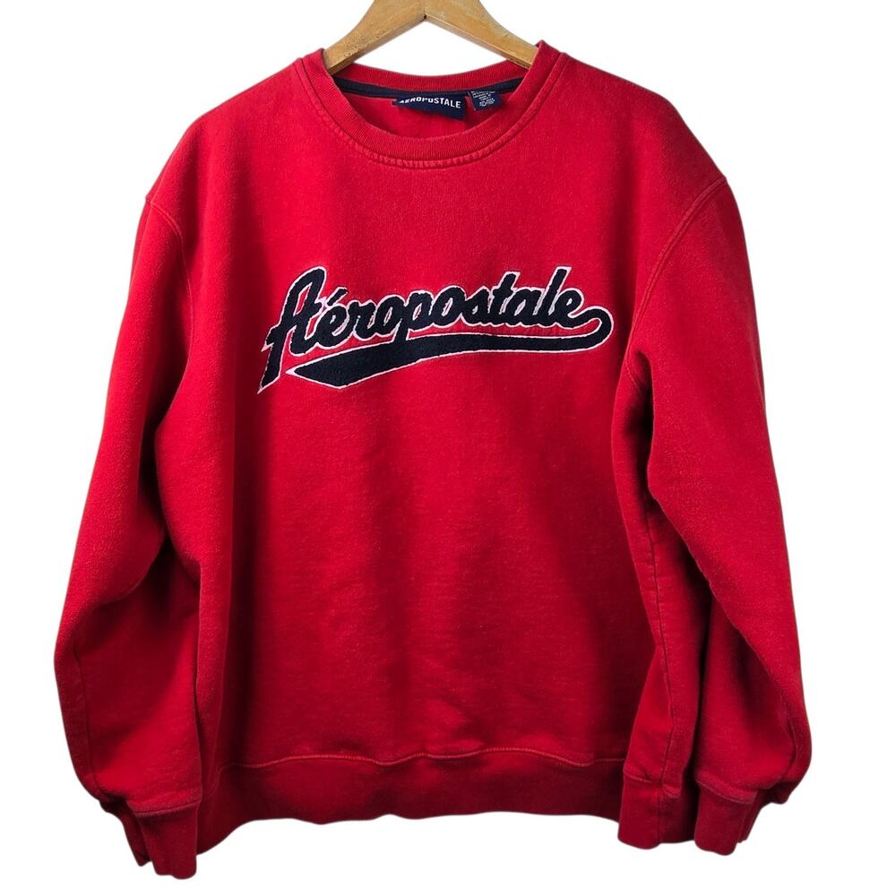AEROPOSTALE Size XL red pullover sweatshirt Big‎ Spell out
